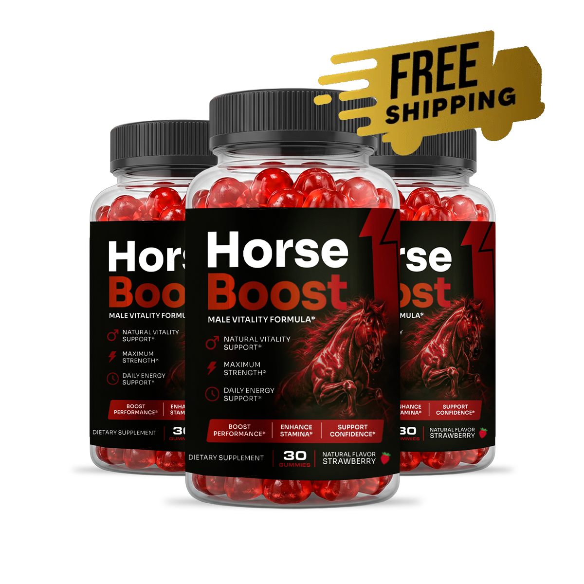 3 bottles of Horse Boost